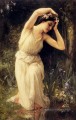 Une Nymphe dans la forêt portraits réalistes de fille Charles Amable Lenoir